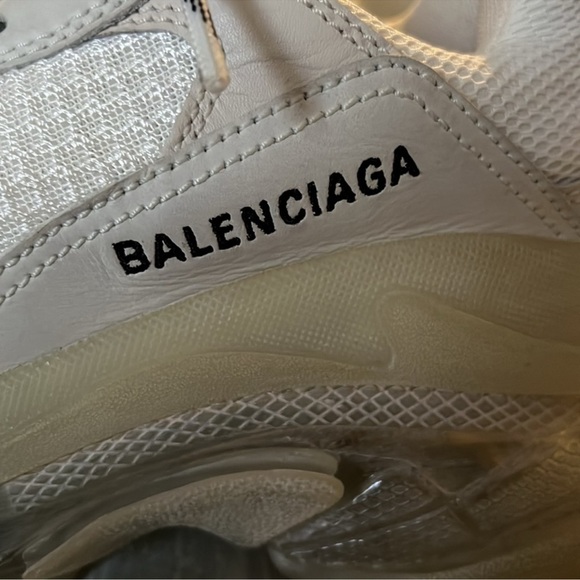 Balenciaga Triple S Clear Sole Chunky Sneakers - Picture 5 of 16